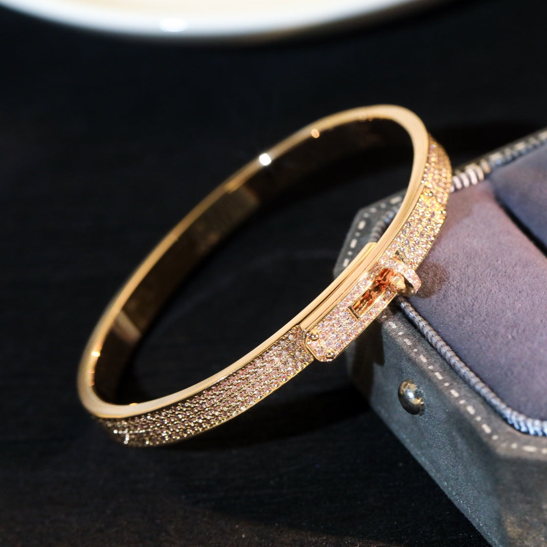 [⭐Haelin Jewelry]KELLY BRACELET DIAMOND PAVED