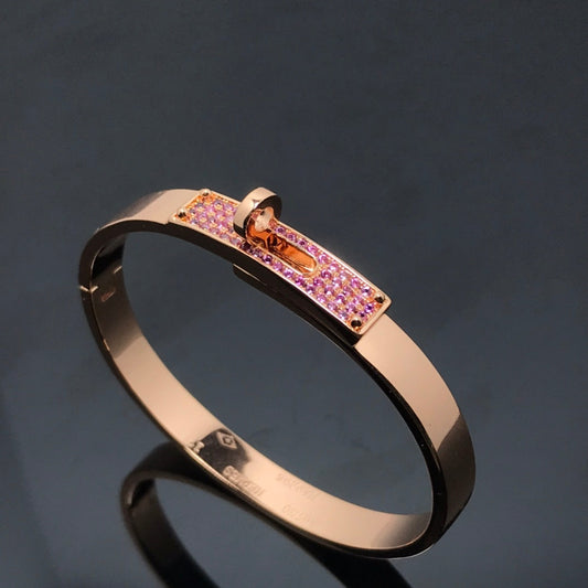 [⭐Haelin Jewelry]KELLY BRACELET PINK DIAMOND
