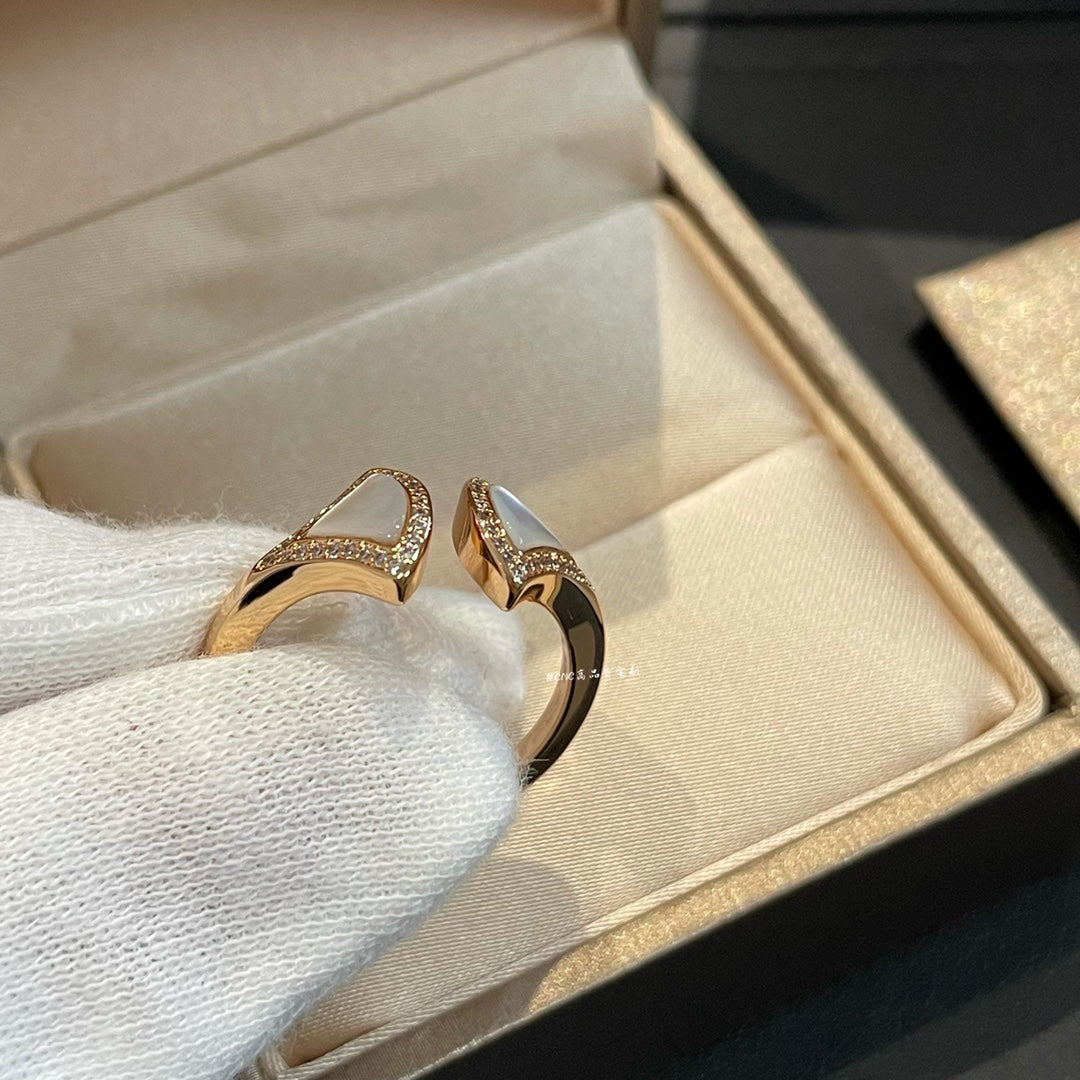 [⭐Haelin Jewelry]DREAM MOP DIAMOND OPEN RING
