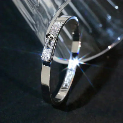 [⭐Haelin Jewelry]KELLY SILVER DIAMOND BRACELET