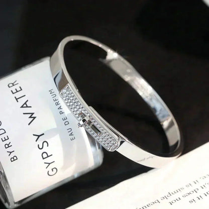 [⭐Haelin Jewelry]KELLY SILVER DIAMOND BRACELET