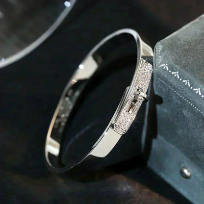[⭐Haelin Jewelry]KELLY SILVER DIAMOND BRACELET