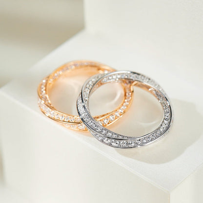 [Haelin Jewelry]SPIRAL DIAMOND RING