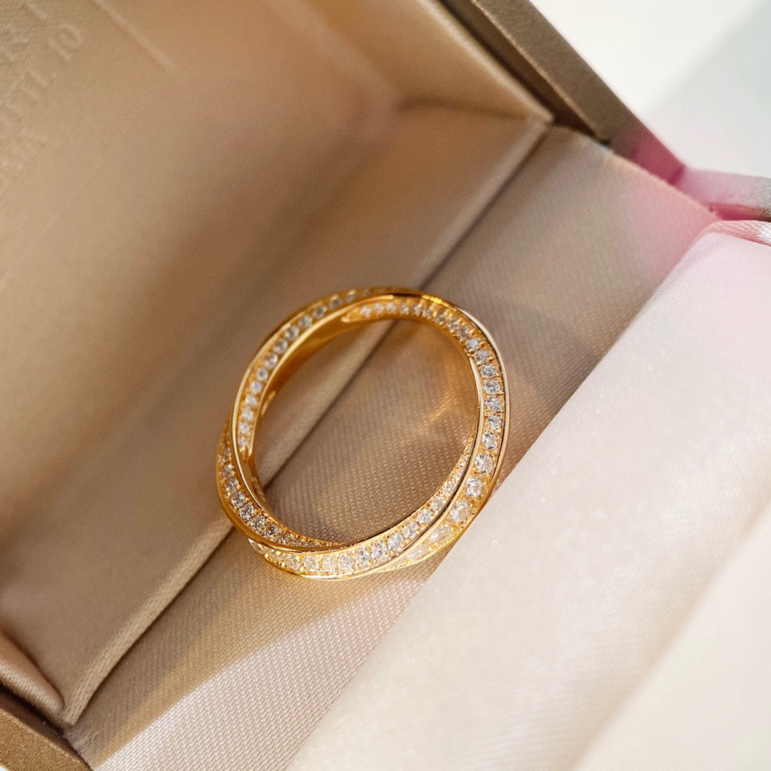 [Haelin Jewelry]SPIRAL DIAMOND RING