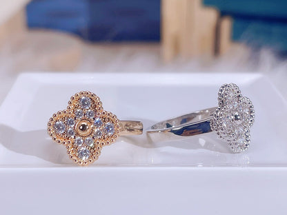 [⭐Haelin Jewelry]CLOVER DIAMOND RING