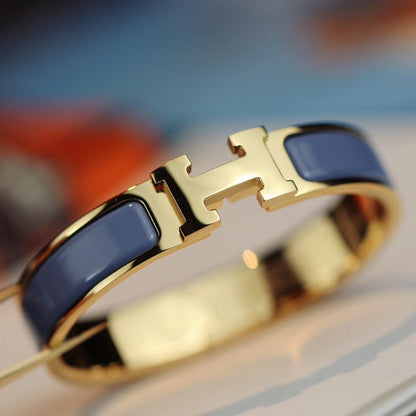 [⭐Haelin Jewelry]H BRACELET 12MM BLUE GRAY
