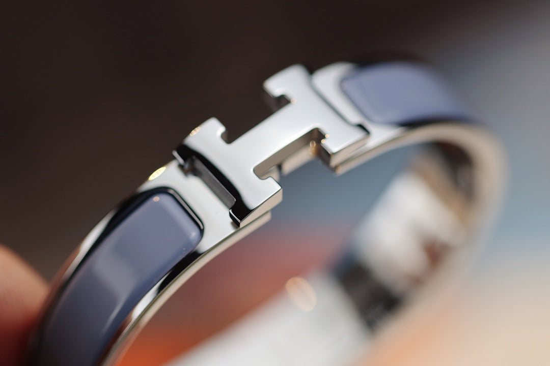 [⭐Haelin Jewelry]H BRACELET 12MM BLUE GRAY