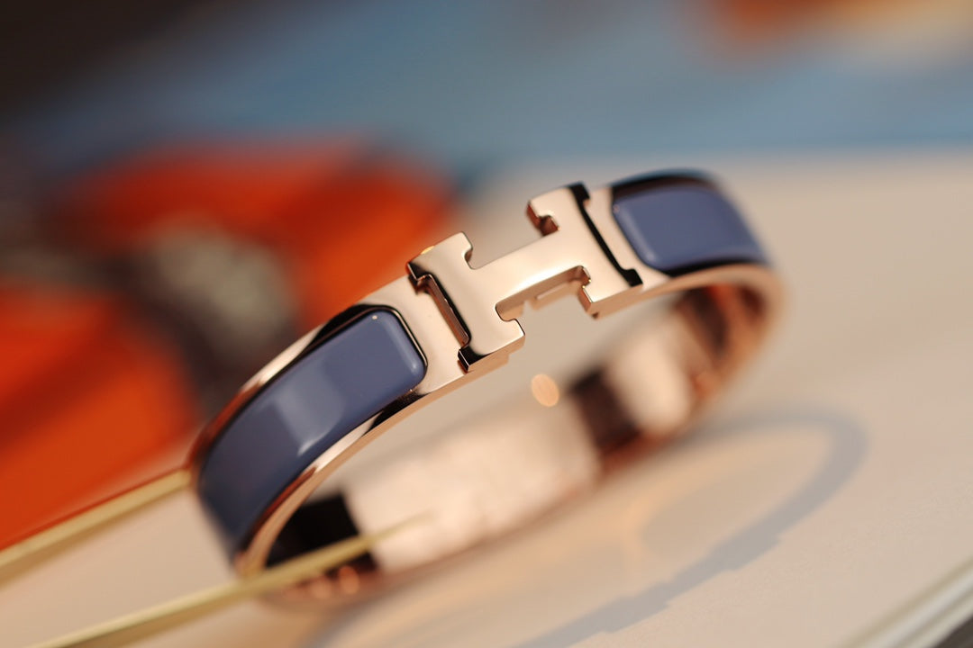 [⭐Haelin Jewelry]H BRACELET 12MM BLUE GRAY