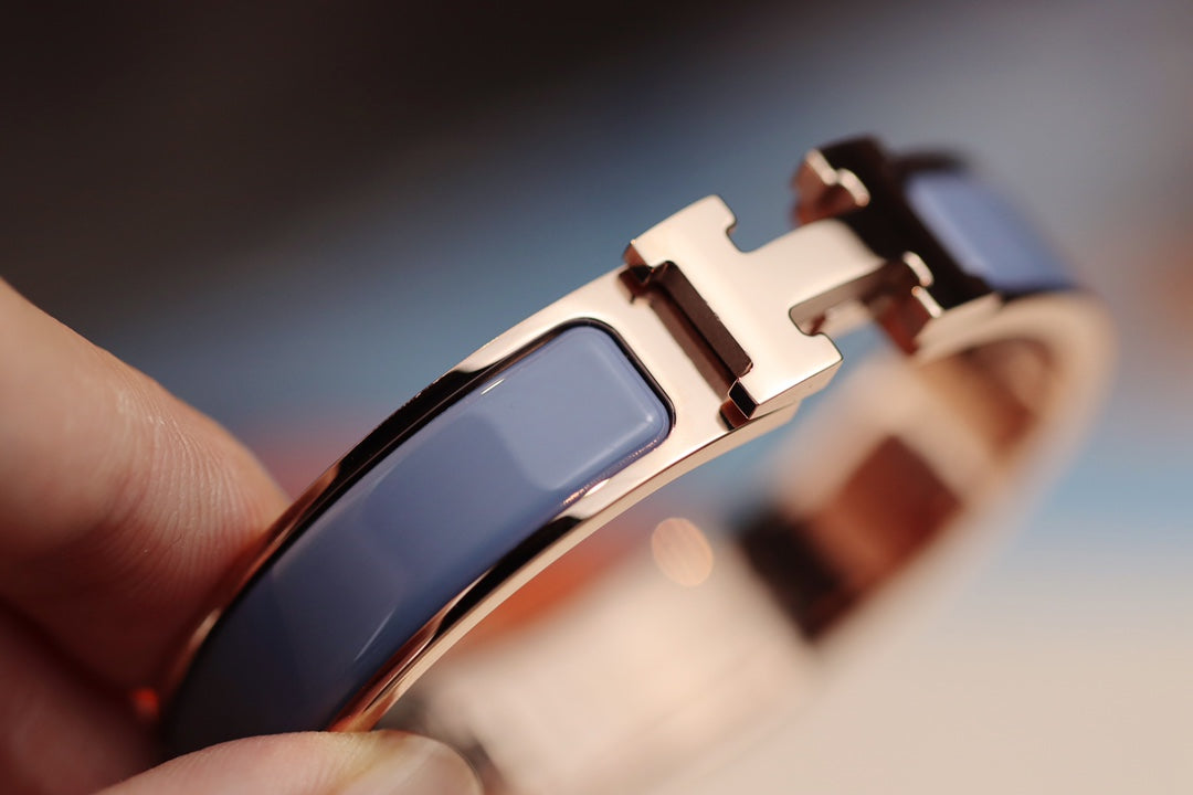 [⭐Haelin Jewelry]H BRACELET 12MM BLUE GRAY