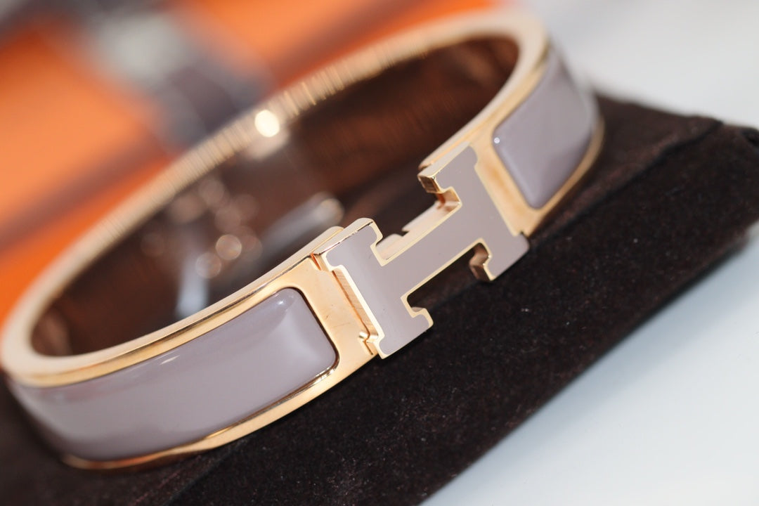 [⭐Haelin Jewelry]H BRACELET 12MM BROWN