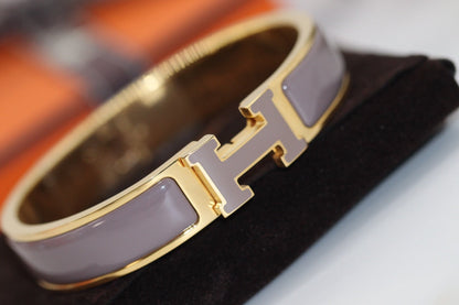 [⭐Haelin Jewelry]H BRACELET 12MM BROWN