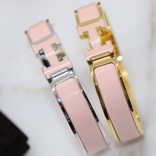 [⭐Haelin Jewelry]H BRACELET 12MM PINK