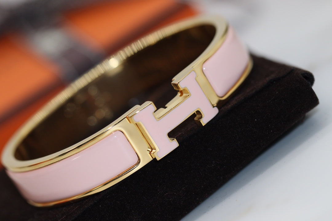 [⭐Haelin Jewelry]H BRACELET 12MM PINK