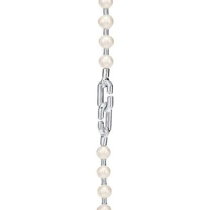 [Haelin Jewelry]HARDWEAR PEARL WRAP NECKLACE