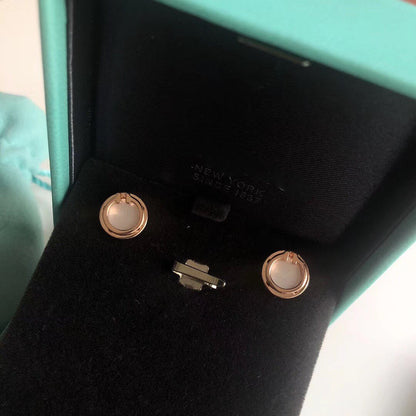 [Haelin Jewelry]PEARL CIRCLE EARRINGS MOTHER