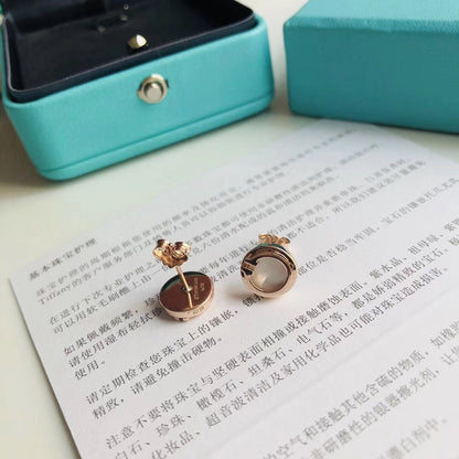 [Haelin Jewelry]PEARL CIRCLE EARRINGS MOTHER