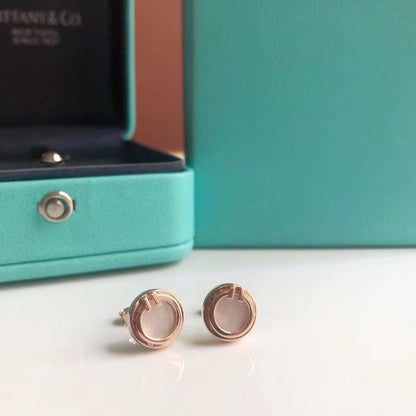 [Haelin Jewelry]PEARL CIRCLE EARRINGS MOTHER