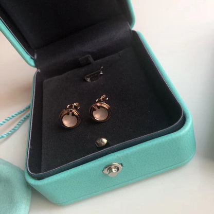 [Haelin Jewelry]PEARL CIRCLE EARRINGS MOTHER