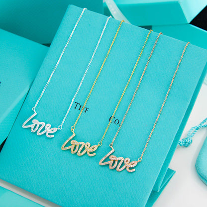 [Haelin Jewelry]PALOMA S GRAFFITI LOVE NECKLACE DIAMOND