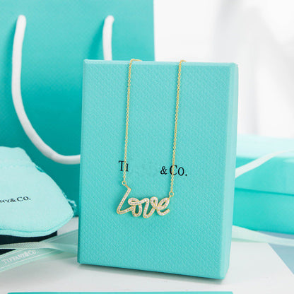[Haelin Jewelry]PALOMA S GRAFFITI LOVE NECKLACE DIAMOND