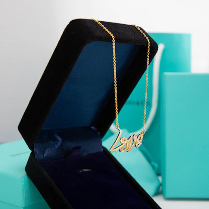 [Haelin Jewelry]PALOMA S GRAFFITI LOVE NECKLACE DIAMOND
