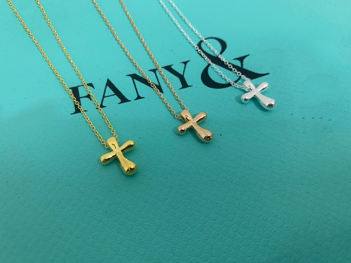 [Haelin Jewelry]CROSS PENDANT MINI BARE CROSS NECKLACE