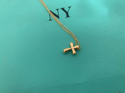[Haelin Jewelry]CROSS PENDANT MINI BARE CROSS NECKLACE