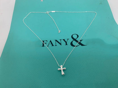 [Haelin Jewelry]CROSS PENDANT MINI BARE CROSS NECKLACE