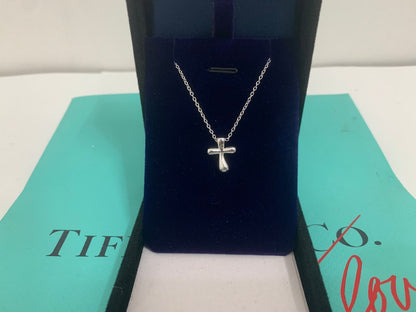 [Haelin Jewelry]CROSS PENDANT MINI BARE CROSS NECKLACE