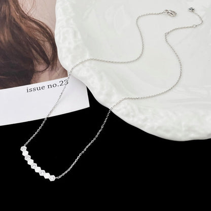 [⭐Haelin Jewelry]BEE MY LOVE DIAMOND NECKLACE