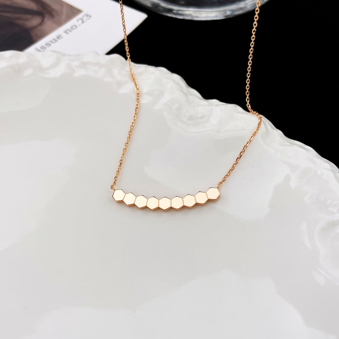 [⭐Haelin Jewelry]BEE MY LOVE DIAMOND NECKLACE