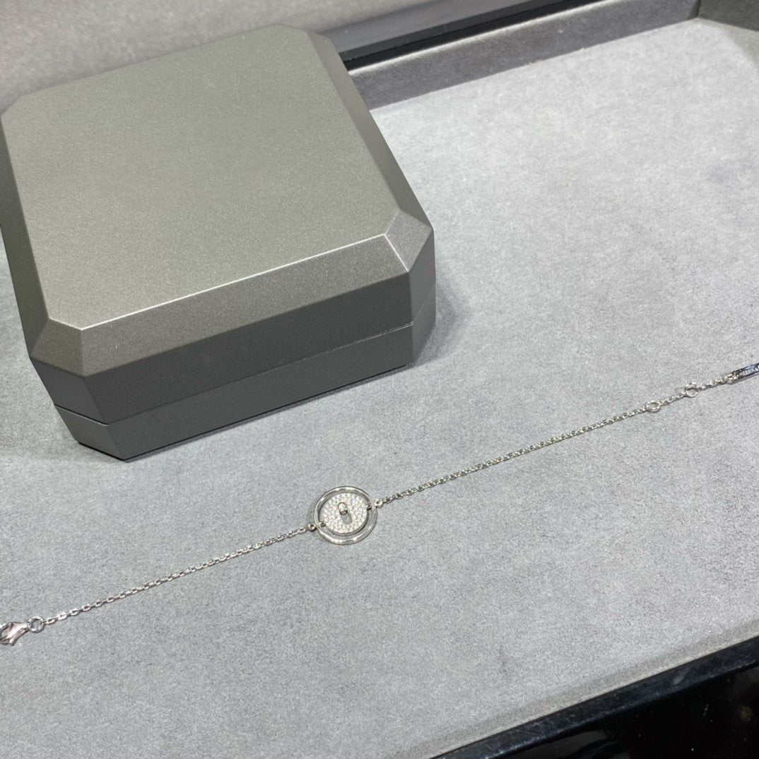 [⭐Haelin Jewelry]Demo MOVE DIAMOND PAVED BRACELET
