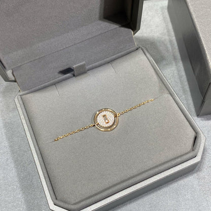 [⭐Haelin Jewelry]Demo MOVE DIAMOND PAVED BRACELET
