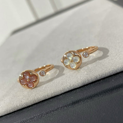 [⭐Haelin Jewelry]SUN 1 DIAMOND PINK MOP RING