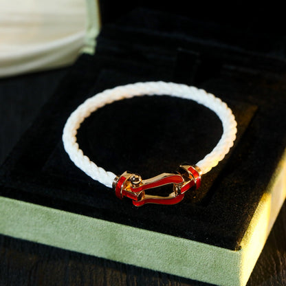 [⭐Haelin Jewelry]FORCE 10 WHITE TEXTILE DIAMOND PAVED