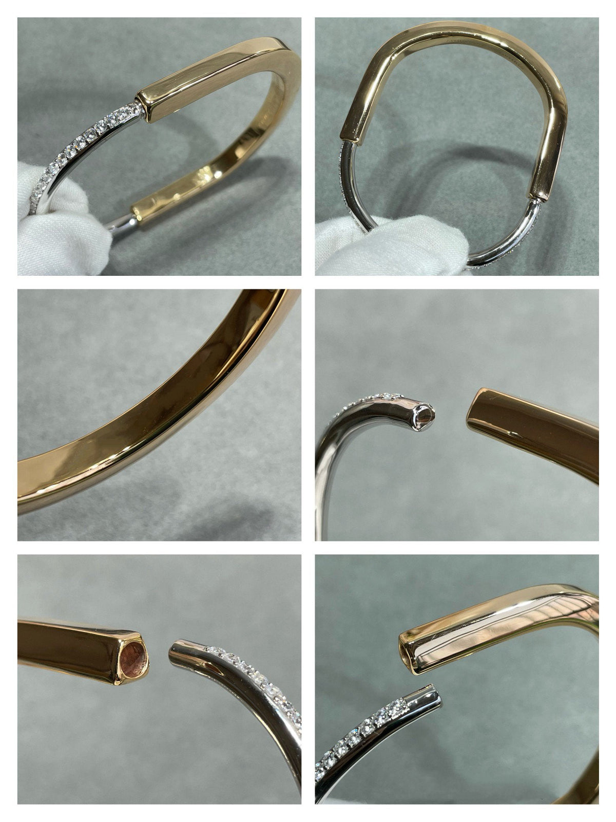 [Haelin Jewelry]LOCK BRACELET DIAMOND