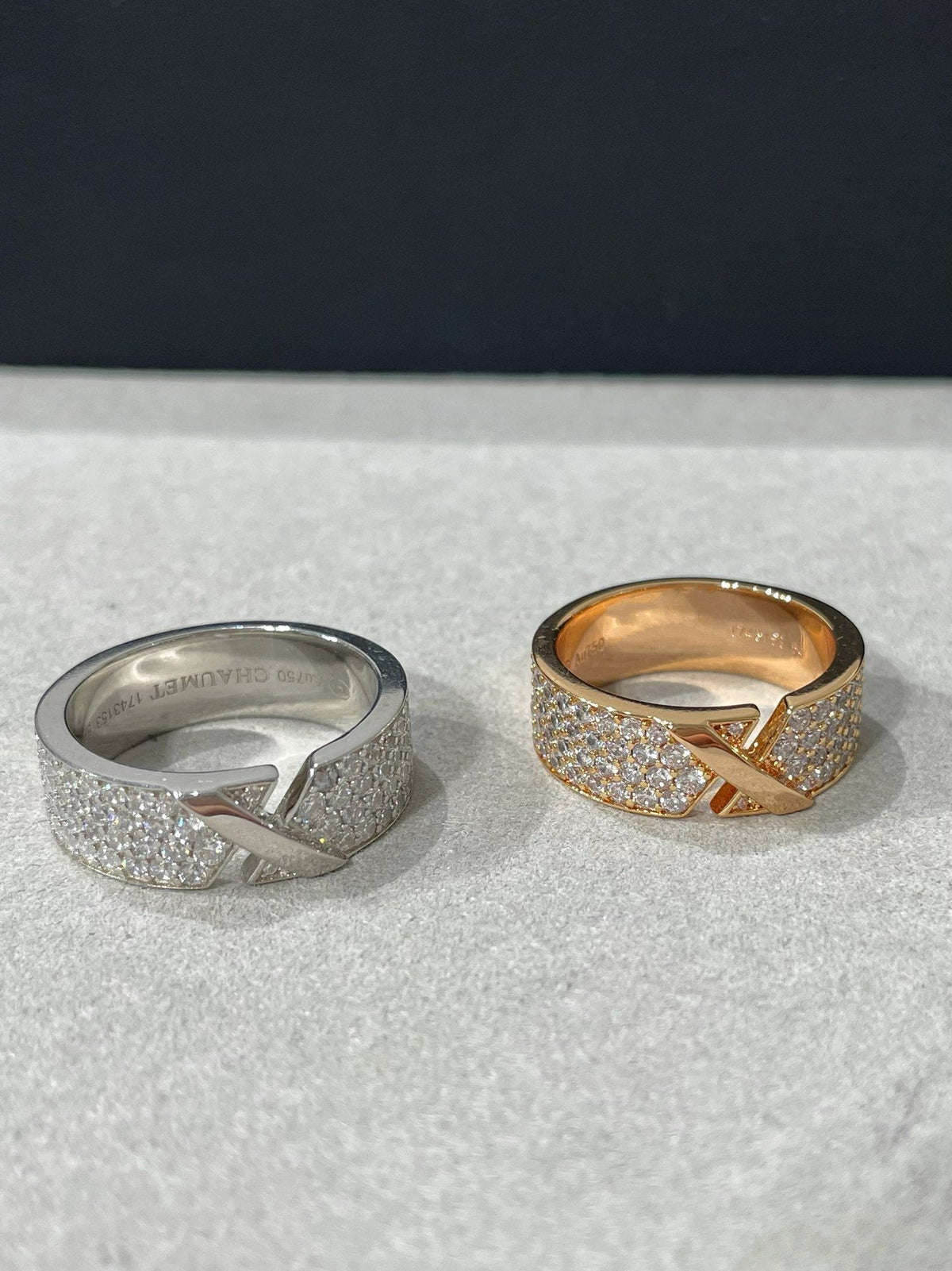[⭐Haelin Jewelry]LIENS EVIDENCE  DIAMOND PAVED RING