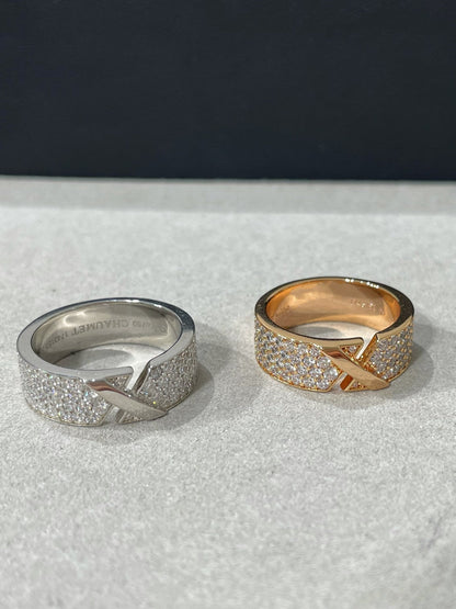 [⭐Haelin Jewelry]LIENS EVIDENCE  DIAMOND PAVED RING