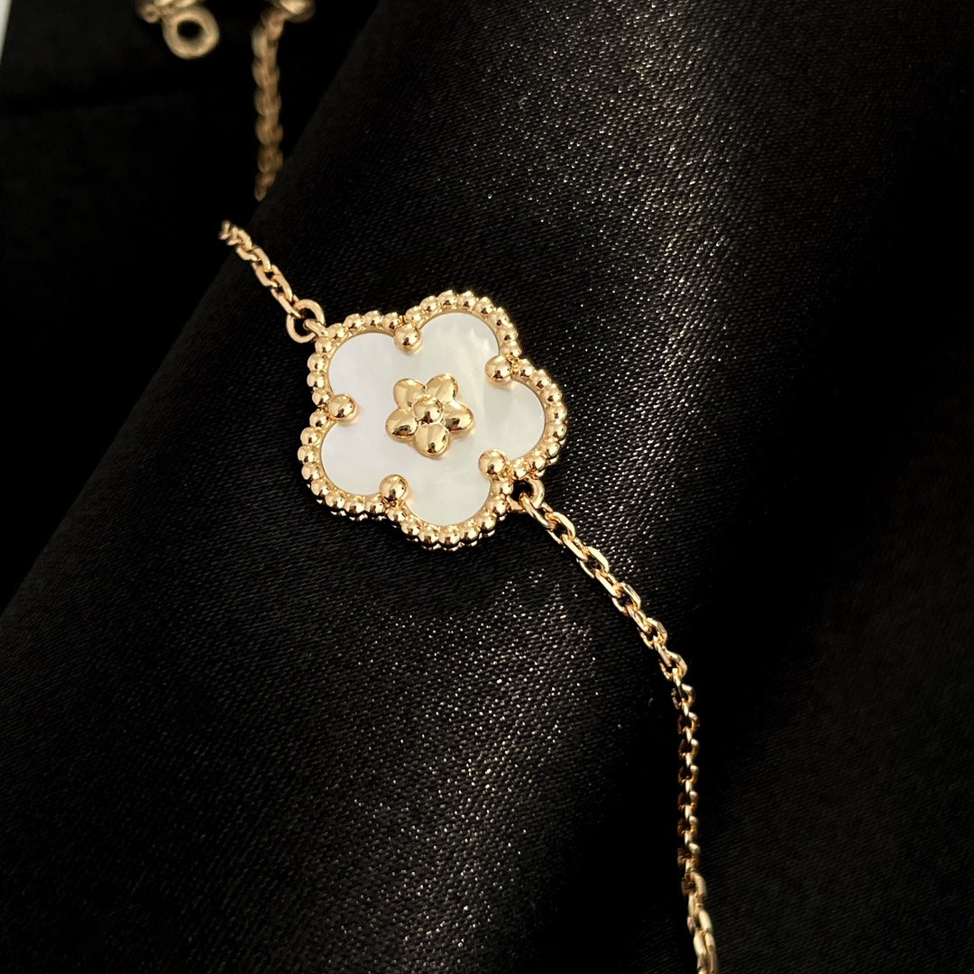 [⭐Haelin Jewelry]LUCKY SPRING ROSE GOLD MOP BRACELET