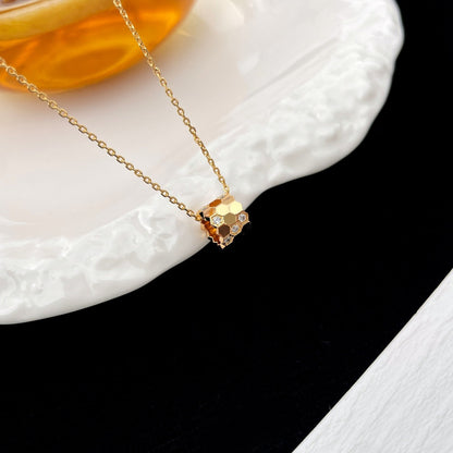 [⭐Haelin Jewelry]BEE MINI PEDANT DIAMOND NECKLACE
