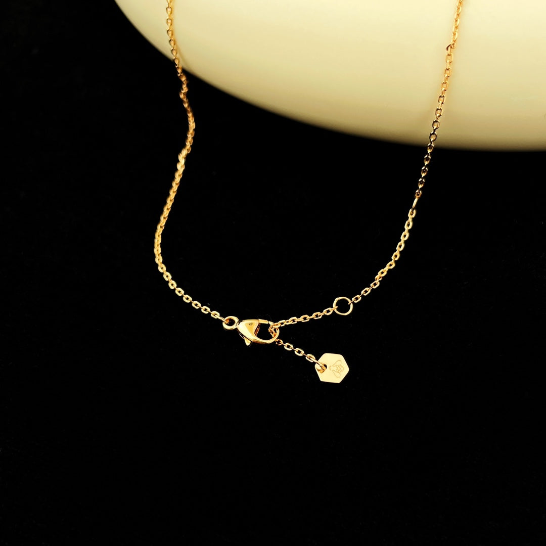 [⭐Haelin Jewelry]BEE MINI PEDANT DIAMOND NECKLACE