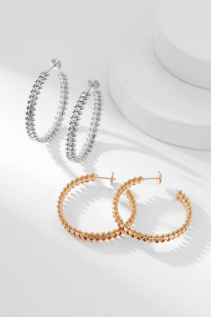[⭐Haelin Jewelry]CLASH HOOP EARRINGS