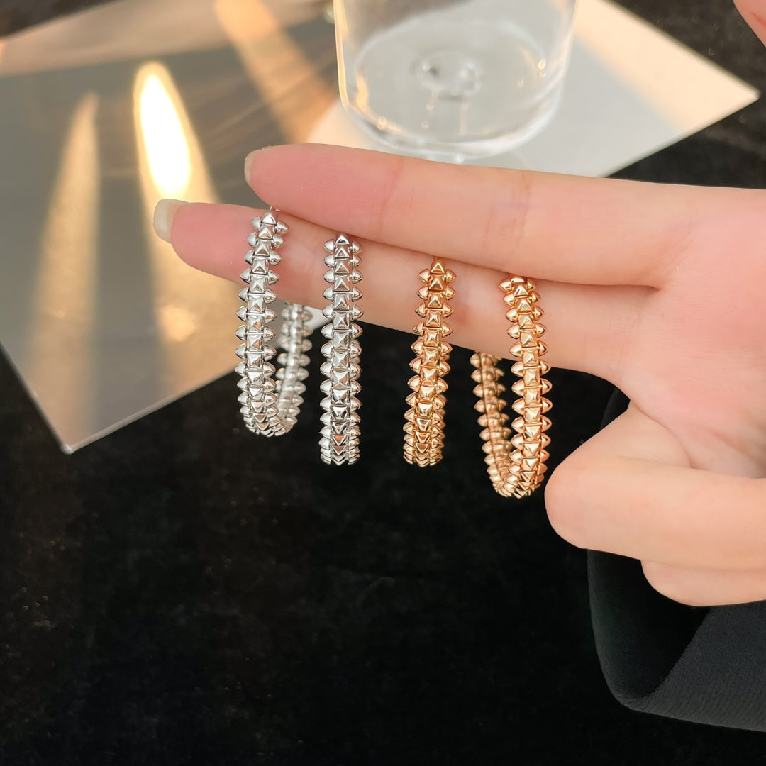 [⭐Haelin Jewelry]CLASH HOOP EARRINGS