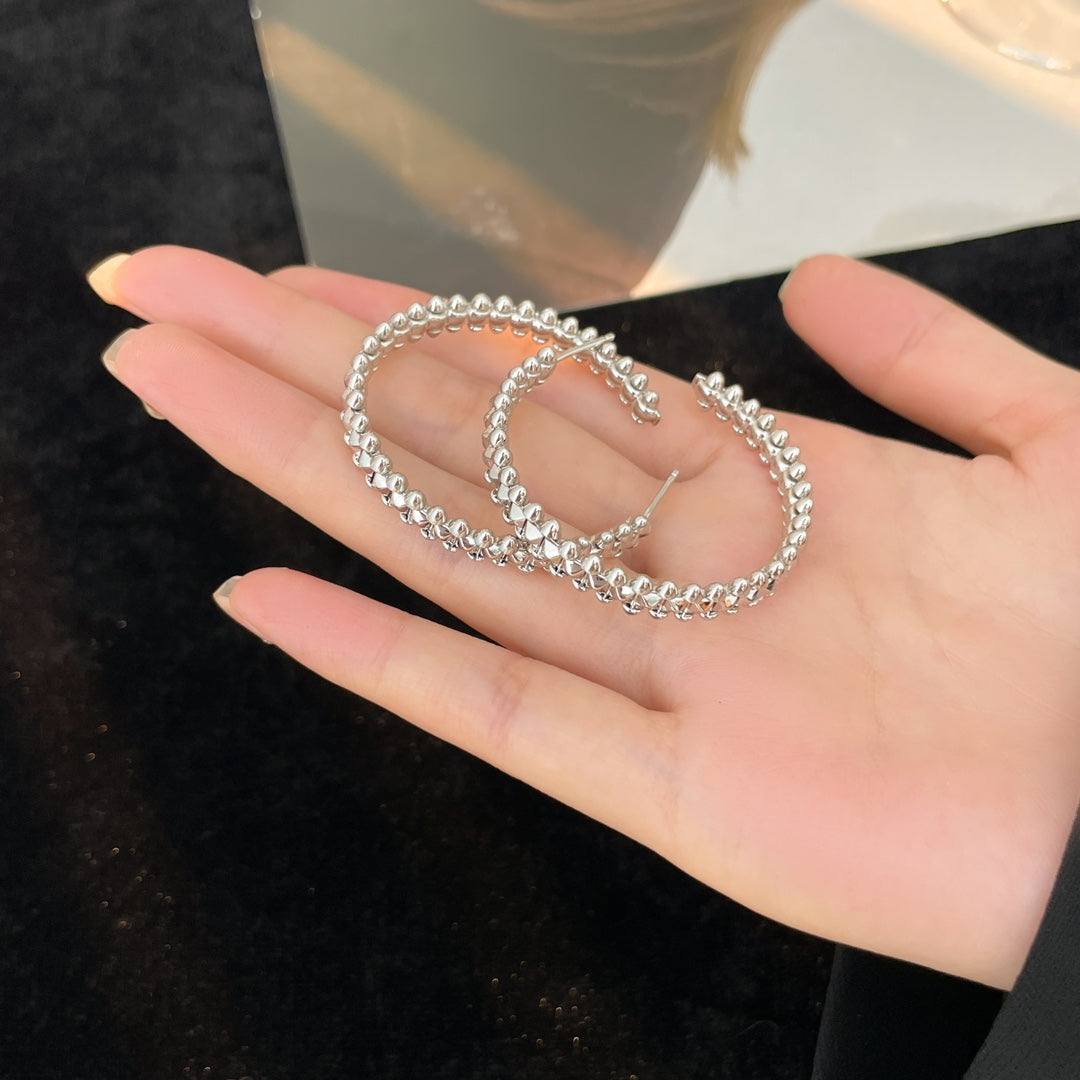 [⭐Haelin Jewelry]CLASH HOOP EARRINGS