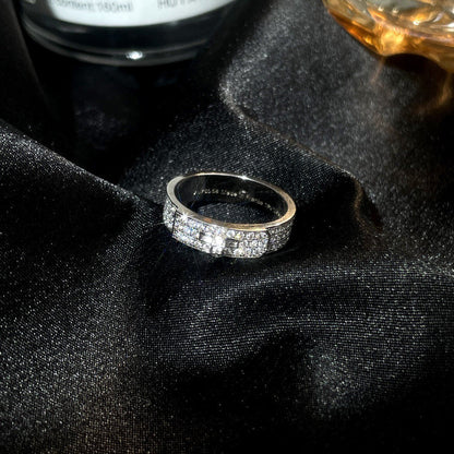 [⭐Haelin Jewelry]KELLY SILVER DIAMOND RING