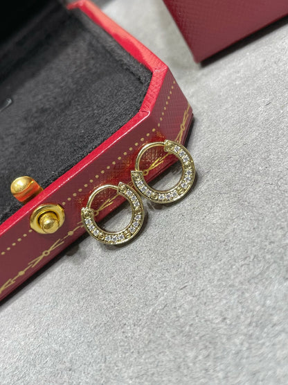 [⭐Haelin Jewelry]LOVE DIAMOND EARRINGS