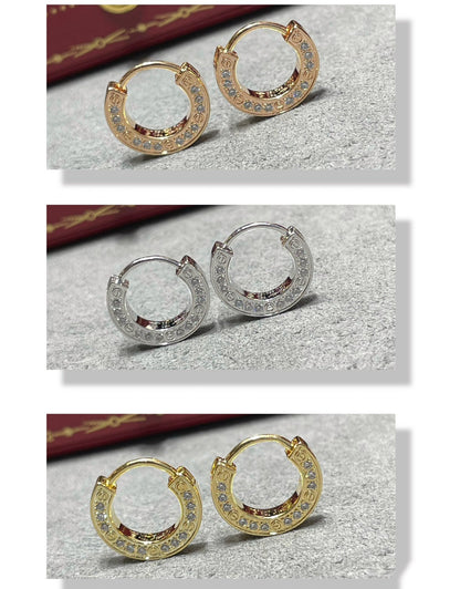 [⭐Haelin Jewelry]LOVE DIAMOND EARRINGS