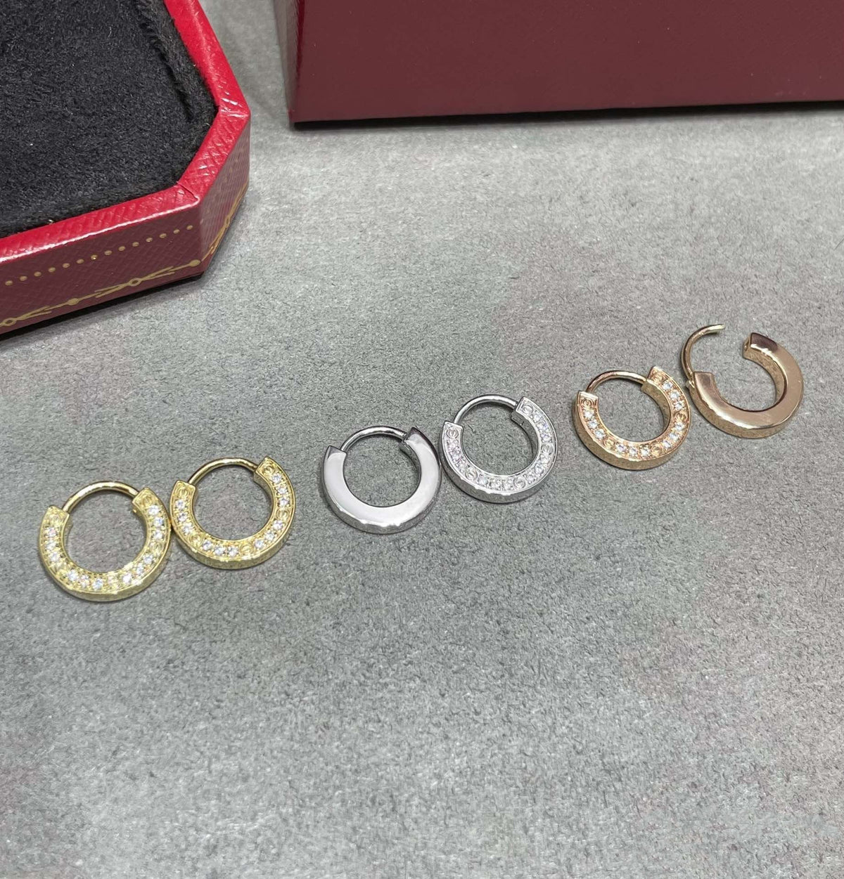 [⭐Haelin Jewelry]LOVE DIAMOND EARRINGS