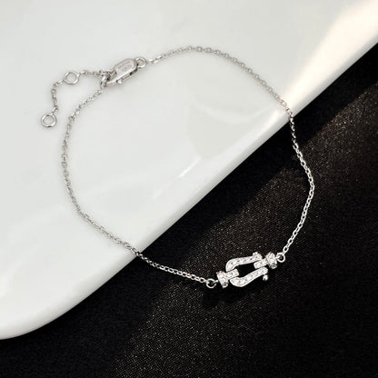 [⭐Haelin Jewelry]FORCE 10 FULL DIAMOND BUCKLE CHAIN LINK MINI MODEL