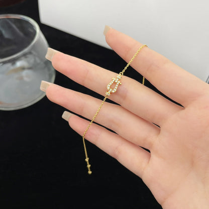 [⭐Haelin Jewelry]FORCE 10 FULL DIAMOND BUCKLE CHAIN LINK MINI MODEL